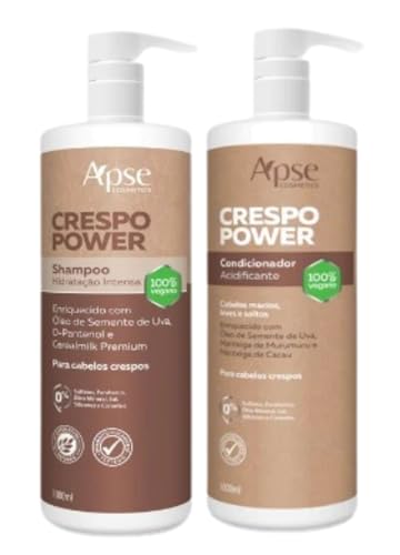 Apse Cosmetics, Kit Shampoo e Condicionador Acidificante Crespos ...