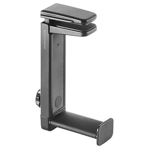 Mars Gaming MHH2, Support De Casque, Crochet Et Support, Gestion des Câbles, Hauteur Réglable,...