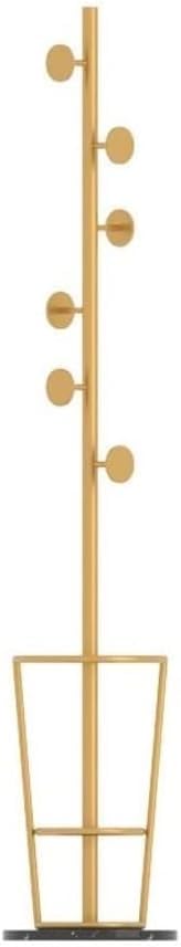 Porte-manteau mural haut de gamme, 6 patères et base en marbre véritable pour la maison