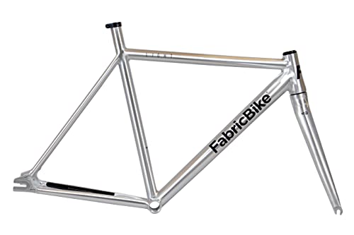 FabricBike Light - Cuadro para Bicicleta Fixie, Fixed, Single Speed, Cuadro y Horquilla Aluminio, 4 Colores, 3 Tallas, 2.45kg. (Light Polished, S-50cm)