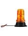 QWORK Amber Led Strobe Lights, Warning Emergency Flashing Beacon Lights for Trucks, Cars, Bus, Tractor, Mower, ATV, Golf Carts, UTV, 2 Pack