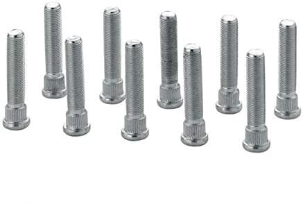 Kit 10 COLONNETTE Ruota M12X1,50 ZIGRINO 13MM. COMPATIBILI con Cerchi Ford con DISTANZIALI da 16 E 20 MM.