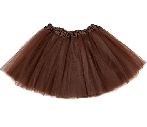 Girl Tutu Skirt, 3-Layer Tulle Princess Ballet Dress Baby Skirt Dress Up Princess Dance Party for 3-10 Years Old
