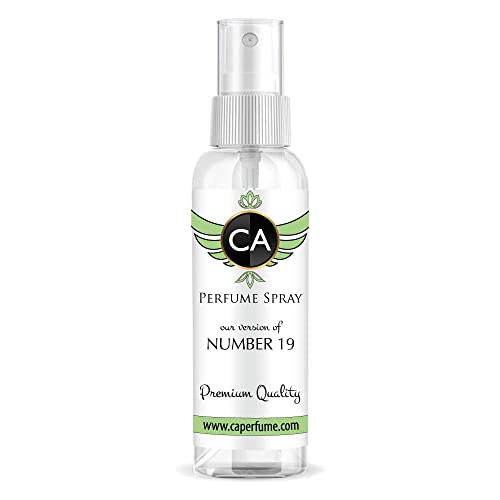 CA Perfume Impression of Number 19 For Women Replica Version Fragrance Dupes Concentrated Long Lasting Eau de Parfum Spray Refillable Atomizer Bottle2 Fl Oz/60ml-X1