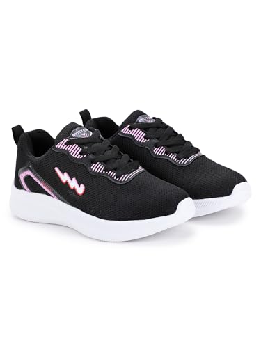 Image of SKITTER Women's Lightweight Sports Shoes Mesh Material Black Color Footwear (GN-236)