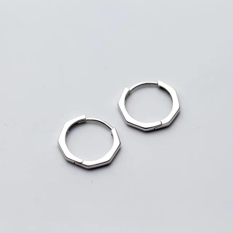 Image of SALTY ALPHA Anti Tarnish Classic Earrings for Men | Ear Hoop for Man | Stylish Fashion Jewellery Accessories for Boys | Minimal Jewelry | Ideal for Gifting | Gift for Diwali, Christmas, Marriage, Birthday