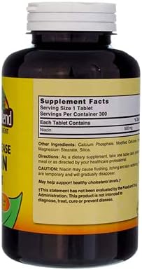 Miniatura 9 de Nature's Blend Niacina Liberación Temporizada 500 mg 500 mg 300 Tabletas