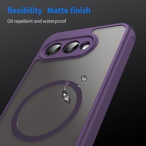 Image of Compatible with T-Mobile Revvl 8 Case Cover,Compatible with MagSafe,Anti-Fall,Compatible with T-Mobile T Phone 3 5G Cell Protective Phone Case Purple