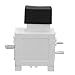 HY58-2 KEDU 16/19A 250/127V 4Pins Electric Power Tool Pushbutton Trigger Switch with Brake, White, 2-Pack