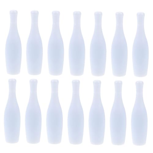 BRIGHTFUFU 30pcs Mini Bowling Pins Set Tabletop Bowling Game Accessories for Indoor Entertainment Portable Reusable Pins Toys