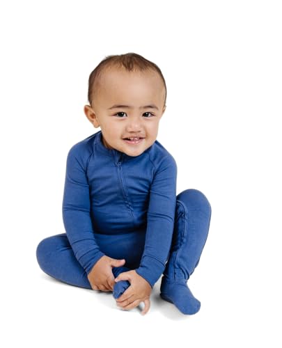 Lark Baby & Toddler Ultimate Zip Footie Pajamas | Bamboo Viscose + Cotton Blend