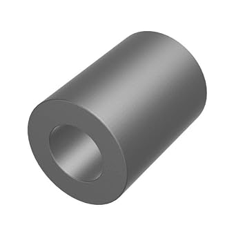 Mild Steel Spacer 3/4" OD x 3/8" ID x Choose Your Length, Round Spacer Unthreaded Standoff Bushing Plain Finish, Fits Screws Bolts 3/8" or M10 By Metal Spacers Online 1" Length, 2 Pack