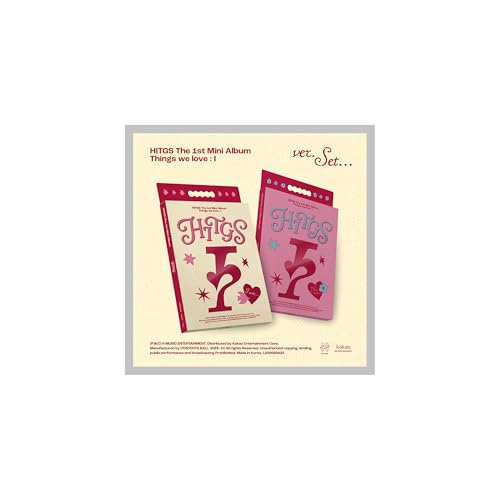 HITGS Things we love : I 1st Mini Album Standard Random Version Outbox+CD+PhotoBook+Sticker+Polaroid+PhotoCard+Folded Poster on Pack+Mount Film+PostCard+Tracking Sealed