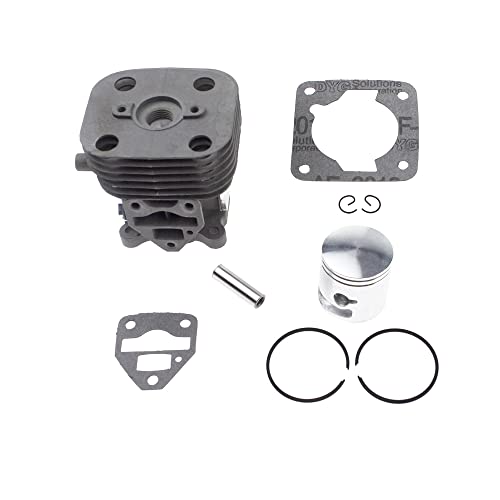 IVOOJA Kit de pistón de cilindro de 34 mm para Husqvarna 525BX 525L 525LS 525LST 525RJD 525RJX 525RK 525RS 525RX 525RXT 525HF3S 525P4S 525P5S 525PT5S 525ECS