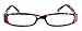 Elsa, The Lady Bug Florist, Narrow Bling Women Reading Glasses Adorned with Genuine European Crystals, Black, Teal, Pink and White. NY Fifth Avenue.
