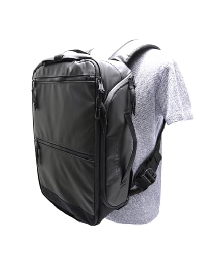 Image of BEVISGEAR Top Shelf Camera Bag, Water Resistant Sling Backpack for Photo and Video with hidden Tripod Holder, works with DSLR, SLR, Mirrorless cameras and more | 22l Capacity, 19x12x7 in, Water-Resistant 500d Kodra Plus Rain Cover, Hidden Tripod Holder, 11 Dividers, Fits Up to 15 Laptop