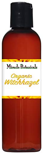 Miracle Botanicals Organic Witch Hazel - 100% Pure Hamamelis Virginiana - Therapeutic Grade (4OZ)