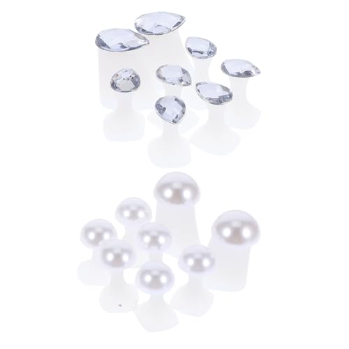 FOMIYES 2 Sets Nail Toe Separator Toe Bunion Corrector Toe and Finger Nail Separators Toe Separator Men Toe Separators for Bunions Toe Spacers for Men Plastic