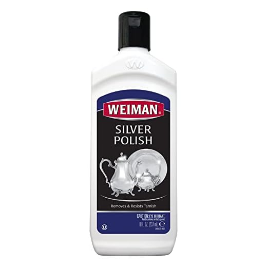 Weiman Silver Polish and Cleaner - 8 Ounce - Clean Shine and Polish Safe Protective Prevent Tarnish