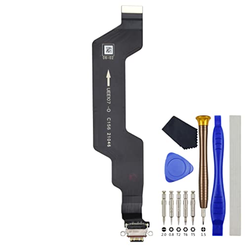 USB Type-C 3.1 USB Charger Port Flex Cable Replacement for OnePlus 9 LE2113 LE2111 LE2110