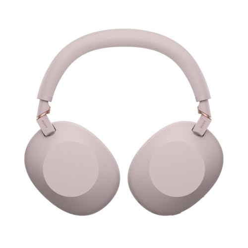 Image of SONY WH-1000XM6 Flagship Noise Cancelling Over-Ear Wireless Bluetooth Headphones, Signature Hi-Res Sound, Comfort, Foldable Design, Durable Case, 30 HR NC on Battery, iOS & Android - Sand Pink