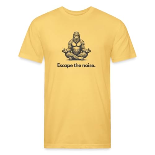 Escape The Noise (Bigfoot) Shirt for Men and Women Premium Graphic Tee Mountain T-Shirt4