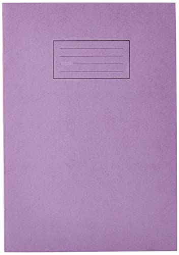 Silvine a4 exer book 80pg lined marg pur