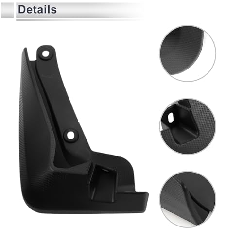 Image of X AUTOHAUX 1set Front and Rear Mud Flaps Splash Guards Mud Guards for Subaru Crosstrek 2023-2024 W /Mount Accessories