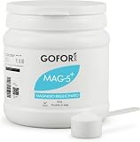 GOFOR360 MAG 5+ Magnesio Bisglicinato in Polvere — Formula con Vitamina B6 e C – Magnesio in Polvere per Stanchezza Muscoli e Rilassamento – 150 g