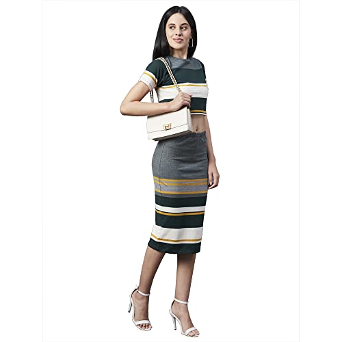 Image of RIGO Printed Waffle Knit Tie & Dye Top and Shorts Co-ord Set for Women | Half Sleeves & Sleeveless Co-ords Set for Women | Stylish Dresses for Women | Night Wear, Beach Wear, Vacation Wear Outfit