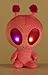 Aurora® Interstellar Galactic Cuties™ Solar Light Up Alien Stuffed Animal - Cosmic Companions - Illuminating Fun - Pink 8 Inches