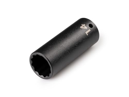 Image of TEKTON 1 /4 Inch Drive x 14 mm Deep 12-Point Impact Socket | SID03314