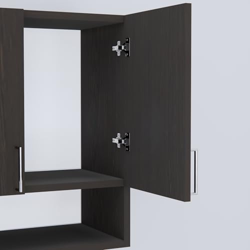 Image of SPECIALITY PANELS 4 Door Modular Wall Mounted Kitchen Cabinet with Organizer Shelf Space Saving Storage Unit Durable Engineered Wood Cupboard for Kitchen Living Room Utility Organizer Furniture