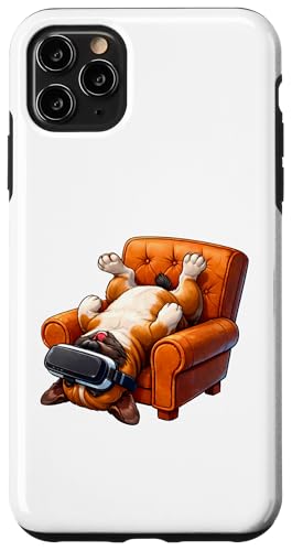 �ʔ����u���h�b�O�Q�[�}�[ VR�w�b�h�Z�b�g�t�� �X�}�z�P�[�X iPhone 11 Pro Max �p