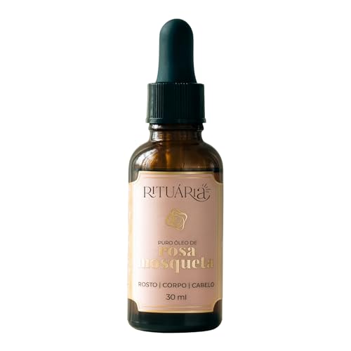 Óleo de Rosa Mosqueta Rituária 30mL, Rosa Rubiginosa, Puro e Prensado à frio