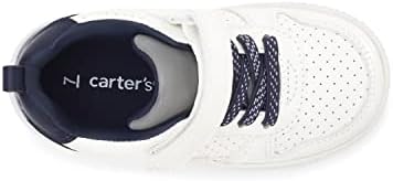 carter's Boy's Port Sneaker, White, 4 Toddler | Image 4