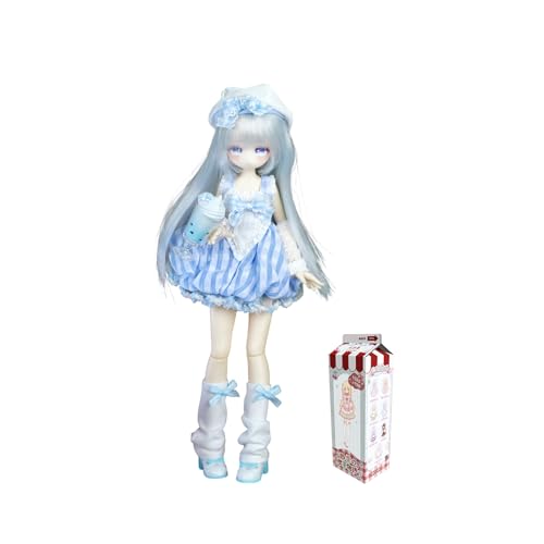 CALEMBOU BJD Blind Box 1/8 Cute Story of Four Seasons Milk Tea Series Ball Jointed Blind Box 8 Inches Dress up Doll with Joints Collectable Action Figure for Birthday Gifts