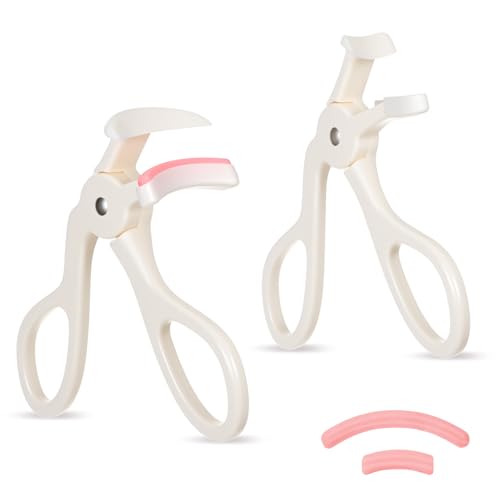 Mini Lash Curler Set with Silicone Pads (2 Pcs)
