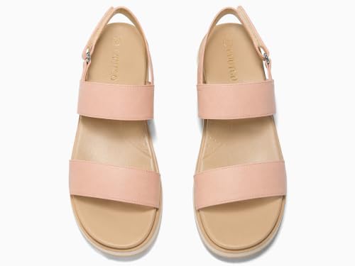 Image of Coutgo Women's Arch Support Adjustable Strap Flat Sandals