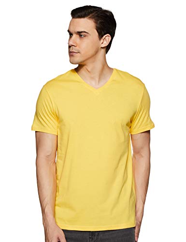 Image of Amazon Brand - Symbol Men's Solid Cotton T Shirt | Plain | V Neck | Half Sleeve-Regular Fit | Combo Pack of 3 (Available in Plus Sizes)