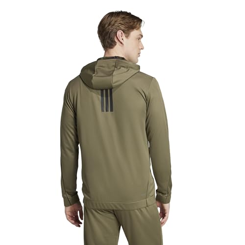 adidas Men's Train Essentials Camouflage Full-Zip Hoodie2