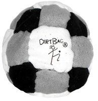 Dirt Bag 26 Panel Footbags, Electric Yellow/Black/Purple/Blue