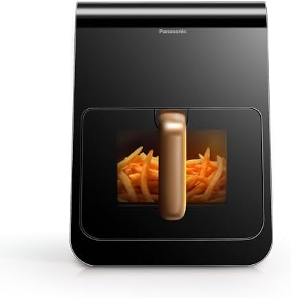 Panasonic NF-CC600AXE Air Fryer with Window, 6L, 80-200°C, Digita...