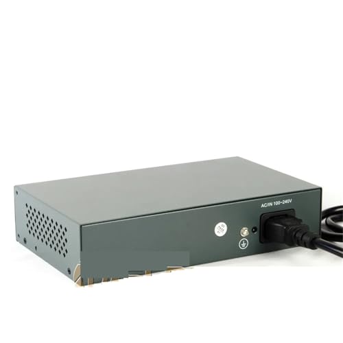 2 Gigabit 8 PoE Switch Injector 52V 2.3A 120W Ethernet 1000Mbps 250meter miniatura 3