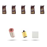 Questo Kit include : 1x Filtro dell'Aria AR10046OV, 1x Filtro dell'Olio OL02506E, 1x Filtro Abitacolo CK200 e 5 Litri di MANNOL Legend + Ester 0W-40 7901