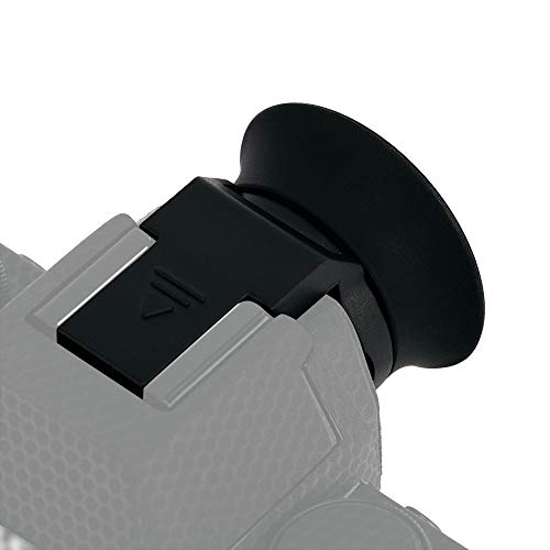 PROfezzion Visor Ocular Silicona Suave de Largo y Extendido para Fujifilm X S20, X S10, X T200 (Instalado y Asegurado con Zapata de Cámara)