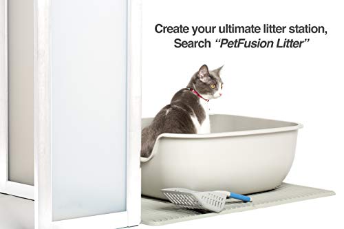 Petfusion Modestcat Litter Box Privacy Screen (3' Tall; 4' Wide, White). Cat Litter Box Furniture Best For Your Cat's Health #TOP5