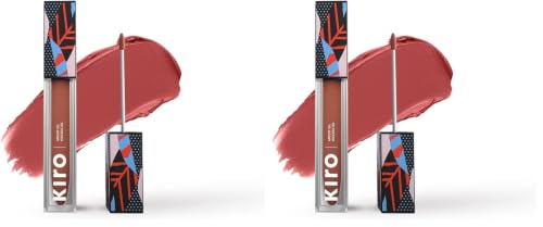 Image of Kiro Non-Stop Airy Matte Liquid Lipstick - Nude Mocha (Nude Peach), 5ml | Super-Pigmented, Long-Lasting, hydrating | Waterproof, Smudge-Proof, Lightweight | Infused with Avocado & Apricot Oil