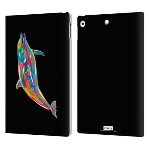 Protection iPad 10.2 étui cuir avec porte-carte et fentes pour modèles Apple 2019 2020 2021