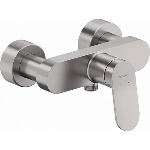 Duravit Wave Brushed Stainless Steel Shower Tap Cover